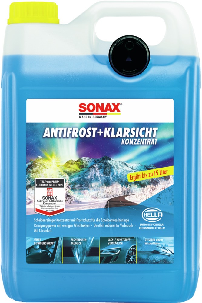 SONAX concentrate 03325050 Auto glass cleaner Canister, Capacity: 5l