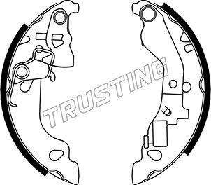 TRUSTING 180,0 x 32 mm, with automatic adjustment Width: 32mm Brake Shoes 034.103Y buy