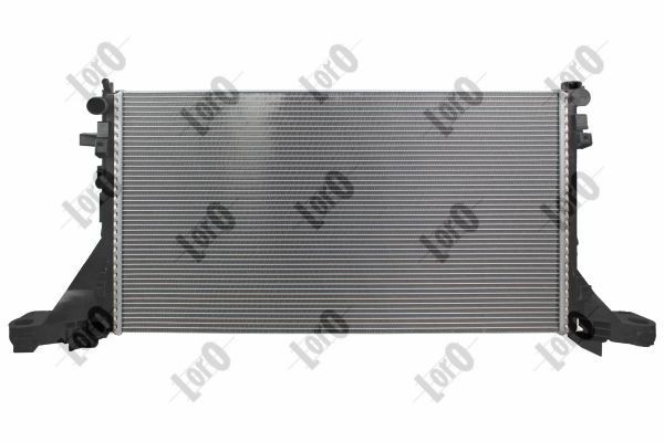 ABAKUS 035-017-0030-B Engine radiator Aluminium, for vehicles without air conditioning, 773 x 469 x 26 mm, Manual Transmission, Brazed cooling fins