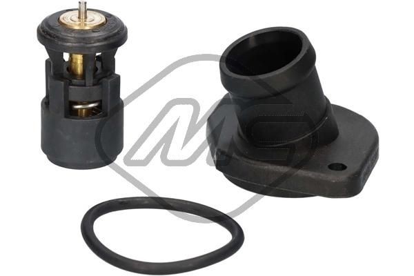 03592 Engine cooling thermostat 03592 Metalcaucho Opening Temperature: 87°C, with seal, without sensor, with lid, with thermostat