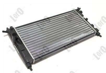 ABAKUS Aluminium, for vehicles without air conditioning, 530 x 285 x 23 mm, Manual Transmission Radiator 037-017-0008 buy