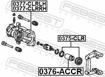0375CLR Brake caliper service kit FEBEST 0375-CLR review and test