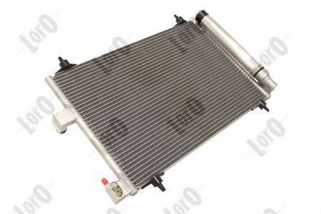 ABAKUS 038-016-0015 Air conditioning condenser with dryer, Aluminium, 560mm