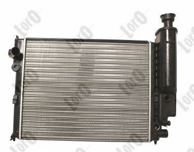 ABAKUS 038-017-0029 Engine radiator Aluminium, 460 x 378 x 23 mm, Manual Transmission