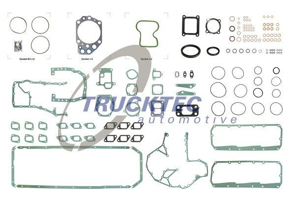TRUCKTEC AUTOMOTIVE 04.10.108 Dichtungsvollsatz, Motor SCANIA LKW kaufen