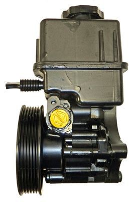 Hydraulic steering pump LIZARTE Hydraulic, Number of ribs: 6, Belt Pulley Ø: 120 mm, black, with reservoir - 04.13.0206-1