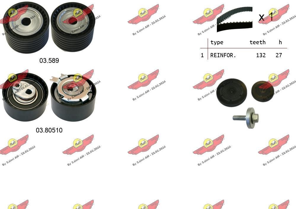 RKTK0912 AUTOKIT 04.5101 Timing belt kit 77001-06271