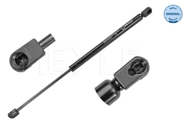 040 910 0033 MEYLE Tailgate struts HONDA 510N, 475 mm, for vehicles with automatically opening tailgate, ORIGINAL Quality