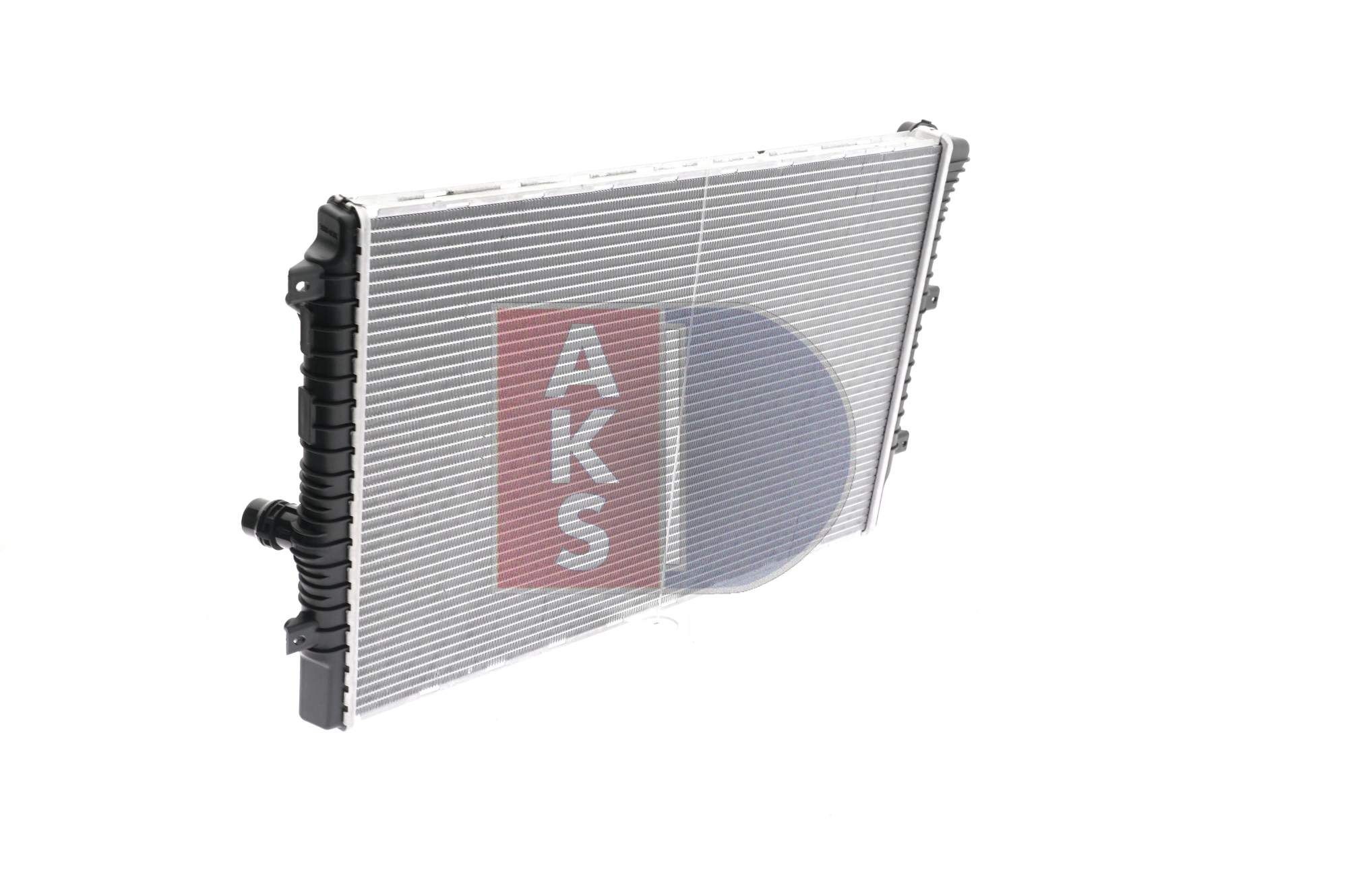 040062N Radiator 040062N AKS DASIS Aluminium, 650 x 449 x 34 mm, Brazed cooling fins