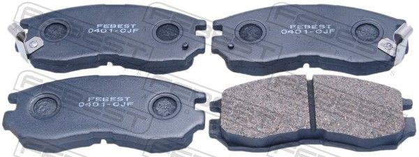 FEBEST 0401-CJF Brake pad set MN102-607