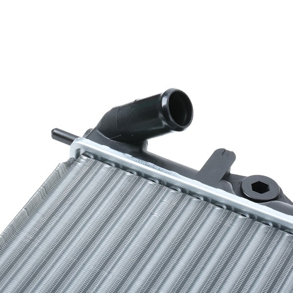 ABAKUS 042-017-0005 Engine radiator Aluminium, for vehicles with air conditioning, 585 x 416 x 32 mm, Manual Transmission