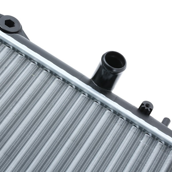 042-017-0005 Radiator 042-017-0005 ABAKUS Aluminium, for vehicles with air conditioning, 585 x 416 x 32 mm, Manual Transmission