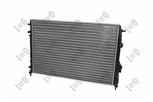 ABAKUS 042-017-0030 Engine radiator Aluminium, for vehicles with air conditioning, 585 x 415 x 34 mm, Manual Transmission