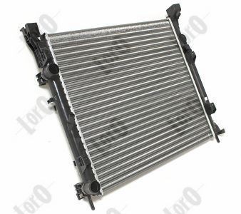 ABAKUS 042-017-0039 Engine radiator for vehicles with air conditioning, 563 x 490 x 23 mm, Manual Transmission