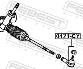 0421CY Outer tie rod end FEBEST 0421-CY review and test