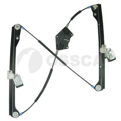 OSSCA 04255 Window regulator Front Axle Left, Operating Mode: Electric