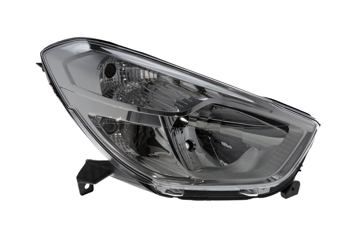 VALEO ORIGINAL PART 044776 Headlight Right, H4, Halogen, transparent, with low beam, with high beam, with daytime running light, for right-hand traffic, without motor for headlamp levelling