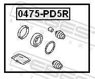0475PD5R Brake caliper service kit FEBEST 0475-PD5R review and test