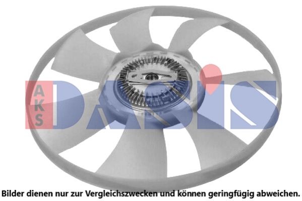 AKS DASIS 048124N Fan, radiator Ø: 428 mm