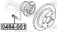 0484001 Wheel Stud FEBEST 0484-001 review and test