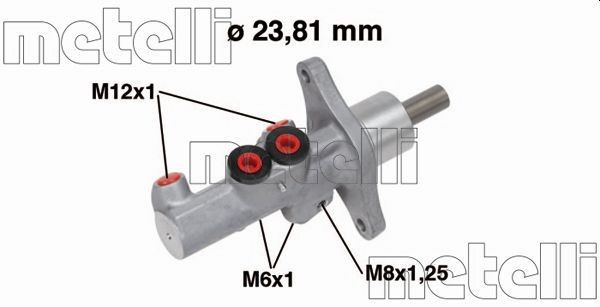 METELLI 050719 Brake master cylinder VW EOS 1f7 1.4 TSI 160 hp Petrol 2012 price