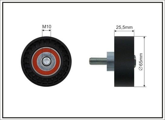 CAFFARO Ø: 65mm Deflection / Guide Pulley, v-ribbed belt 05-19 buy