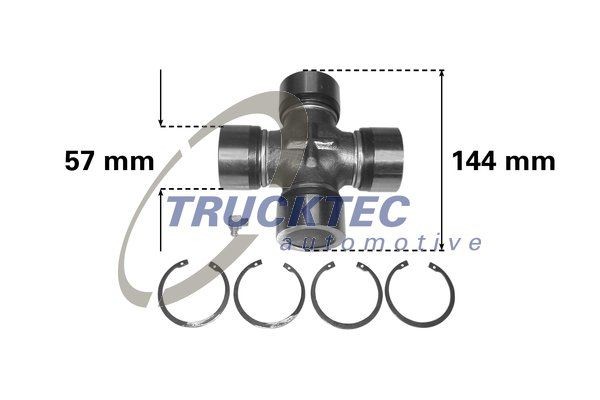 TRUCKTEC AUTOMOTIVE 05.34.001 Drive shaft coupler 02980217