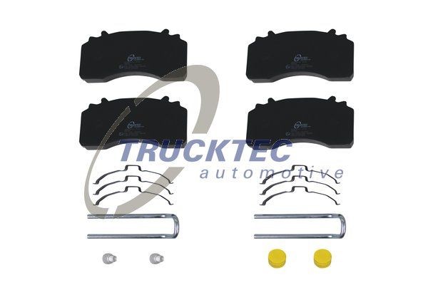 TRUCKTEC AUTOMOTIVE Rear Axle, Front Axle Height: 107,4mm, Thickness: 30,5mm Brake pads 05.35.071 buy