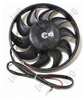 ABAKUS 050-014-0001 Fan, radiator Ø: 280 mm, without radiator fan shroud, with electric motor