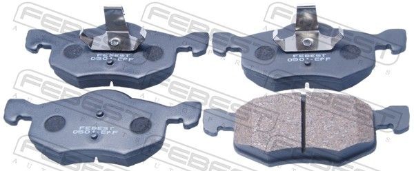FEBEST Front Axle Height: 66mm, Thickness: 18mm Brake pads 0501-EPF buy