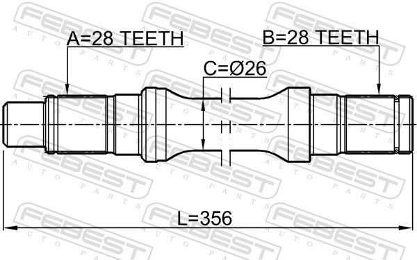 0512BT50LH Half shaft FEBEST 0512-BT50LH review and test