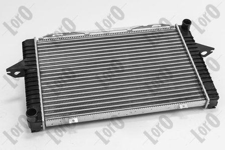 ABAKUS 052-017-0002 Engine radiator Aluminium, 590 x 388 x 32 mm, Manual Transmission
