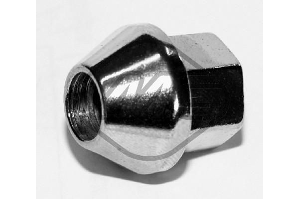 Wheel nuts Metalcaucho M12 x 1,5, Spanner Size 19, with lid - 05291