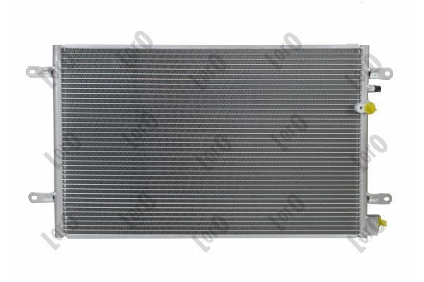 ABAKUS 053-016-0026 Air conditioning condenser Aluminium, 640mm