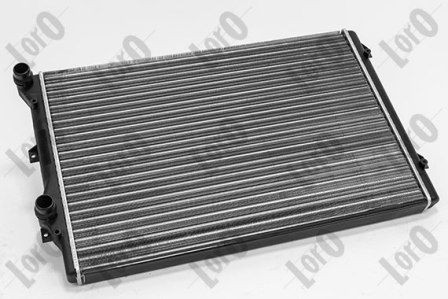 ABAKUS 053-017-0064 Engine radiator Aluminium, 650 x 451 x 34 mm