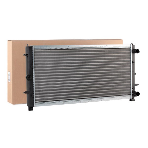 ABAKUS 053-017-0068 Engine radiator for vehicles with air conditioning, for vehicles with short driver cab, for vehicles without air conditioning, 722 x 378 x 32 mm, Automatic Transmission, Manual Transmission