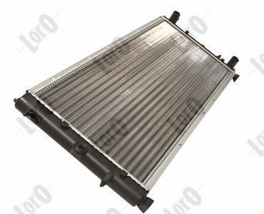 053-017-0068 Radiator 053-017-0068 ABAKUS for vehicles with air conditioning, for vehicles with short driver cab, for vehicles without air conditioning, 722 x 378 x 32 mm, Automatic Transmission, Manual Transmission