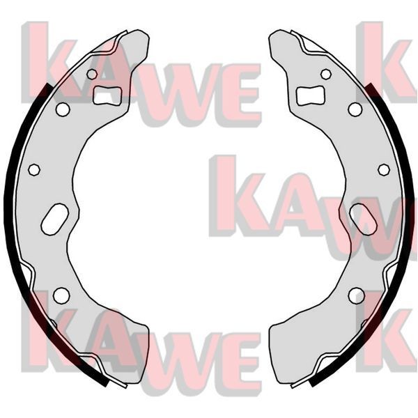 KAWE 05315 Brake Shoe Set 226387
