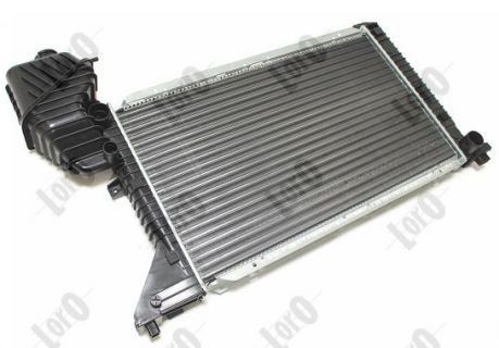 ABAKUS 054-017-0007 Engine radiator Aluminium, for vehicles with air conditioning, 680 x 414 x 32 mm, Manual Transmission