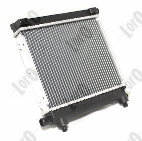 ABAKUS 054-017-0040-B Engine radiator Aluminium, for vehicles without air conditioning, 290 x 348 x 40 mm, Manual Transmission, Brazed cooling fins