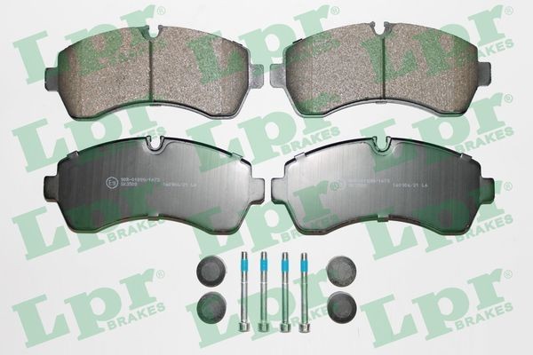 LPR with bolts/screws, with accessories Height: 73,5mm, Width: 169,1mm, Thickness: 20,8mm Brake pads 05P1295K buy
