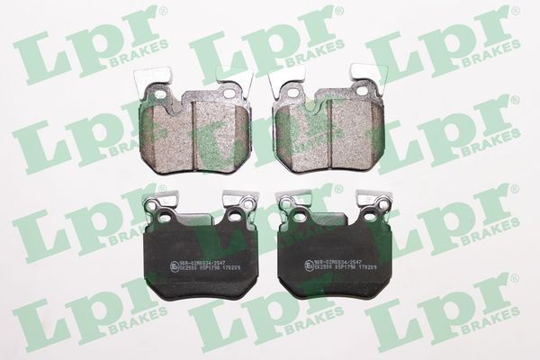 LPR 05P1790 Brake pad set