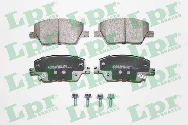 LPR 05P1952 Brake pad set with bolts/screws