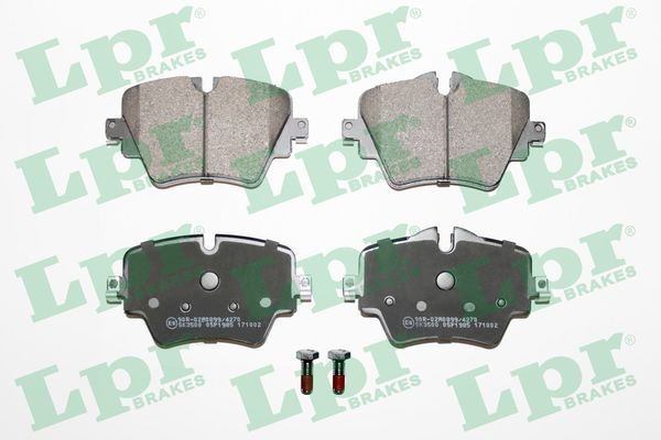 LPR with bolts/screws Height 1: 74,6mm, Height 2: 70,1mm, Width: 129mm, Thickness: 18mm Brake pads 05P1985 buy