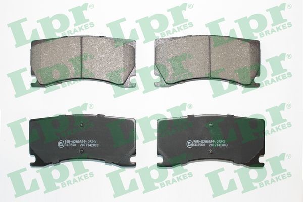 LPR Height: 64mm, Width: 131,9mm, Thickness: 15,6mm Brake pads 05P2003 buy