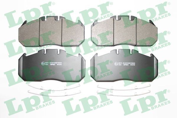 LPR Height: 118mm, Width: 249,4mm, Thickness: 30,2mm Brake pads 05P823 buy
