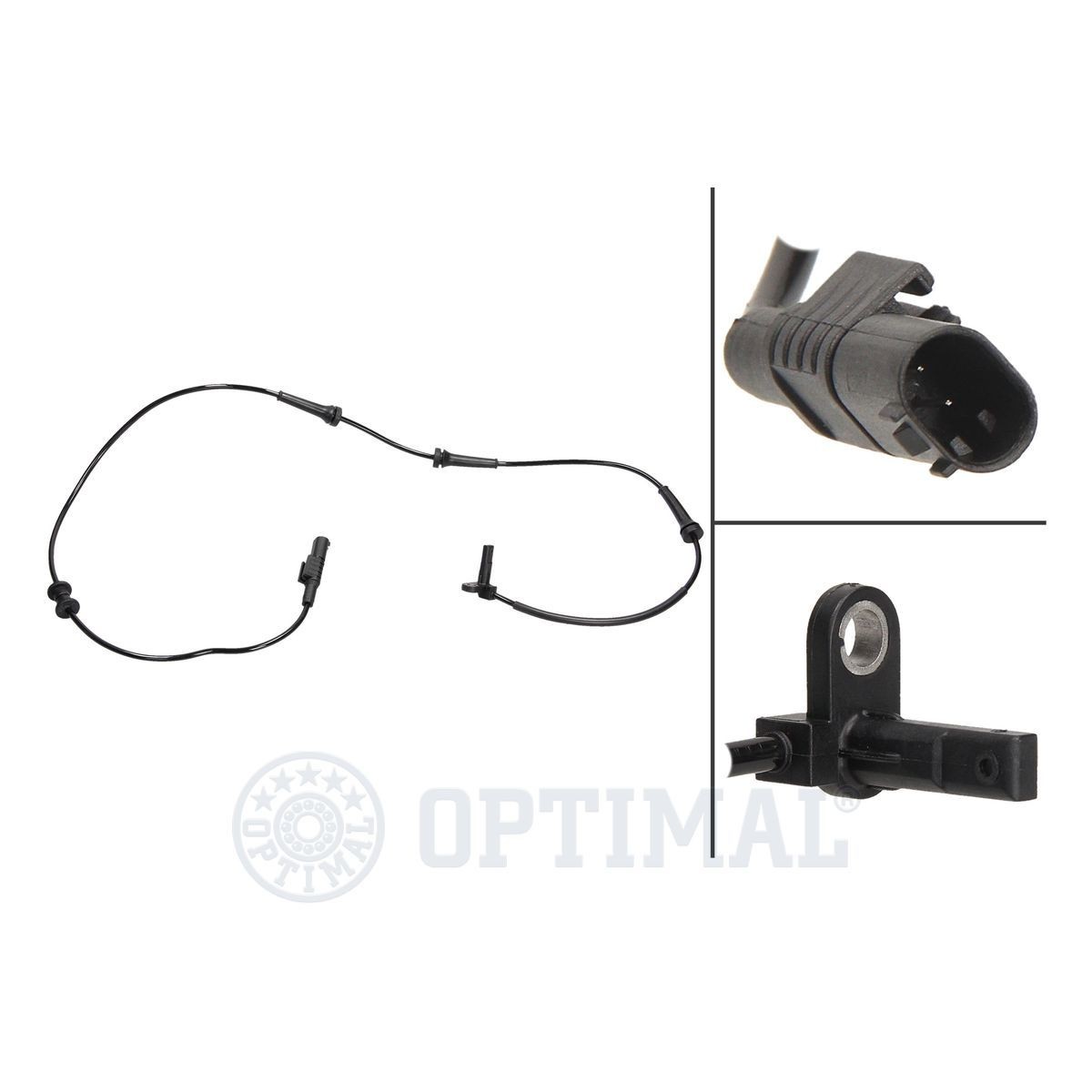 Original OPTIMAL Wheel speed sensor 06-S688 for FIAT 500