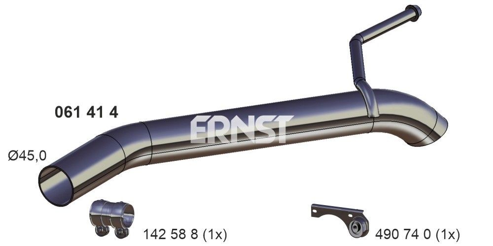 ERNST Exhaust Pipe 061414 Opel ASTRA 2014