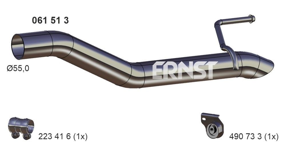 Original 061513 ERNST Exhaust pipes SUZUKI