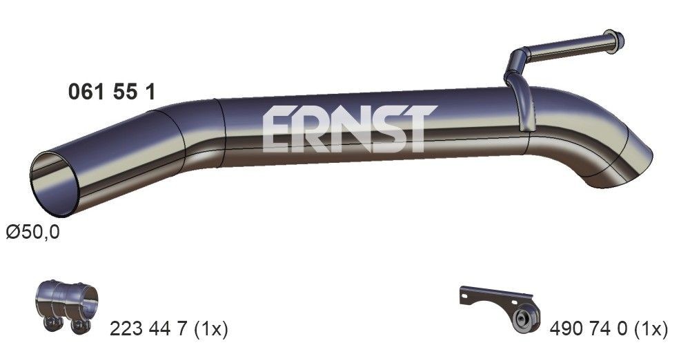 ERNST 061551 Exhaust pipes Opel Astra J 1.6 115 hp Petrol 2012 price